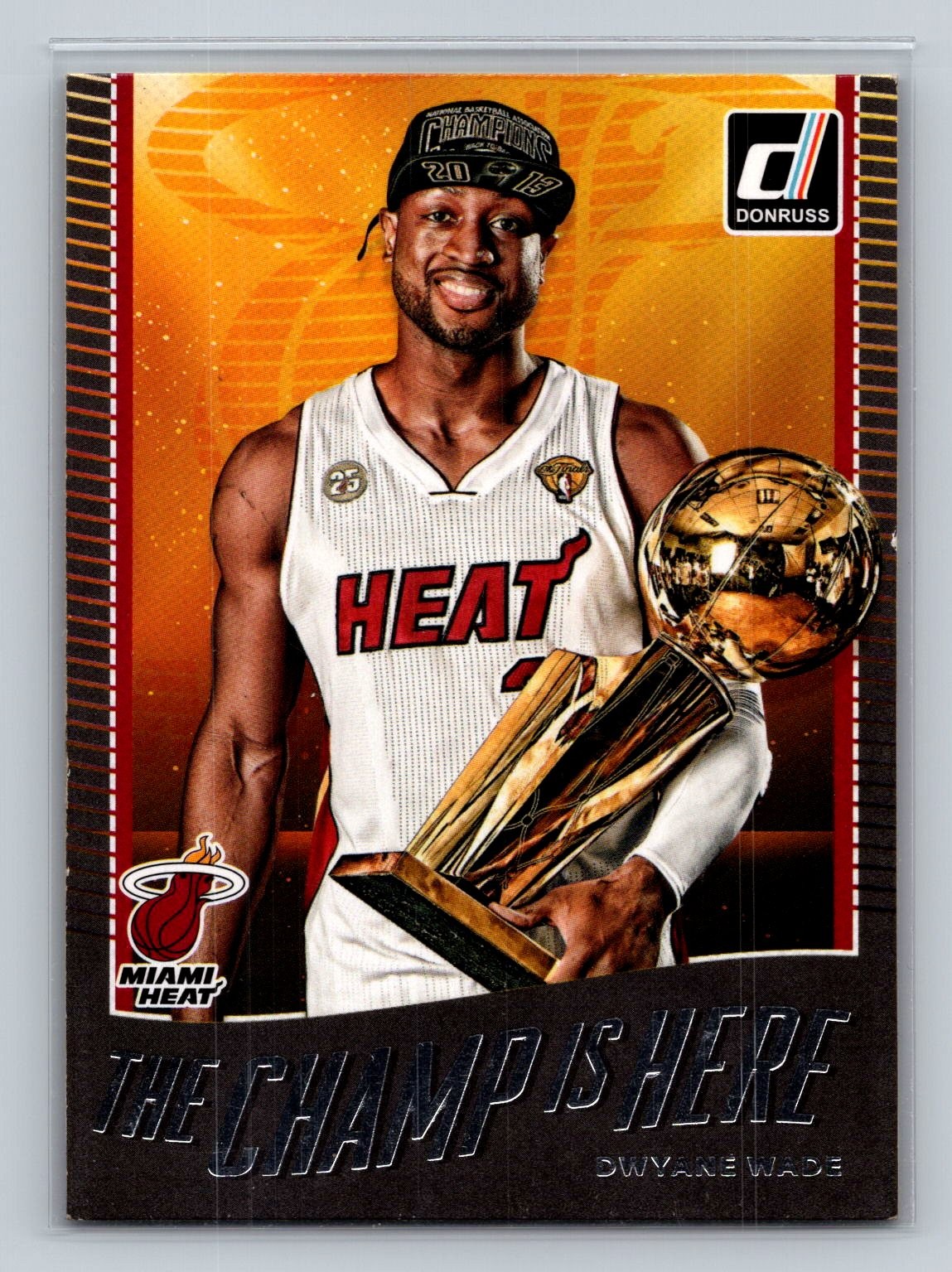 2016 Donruss #5 Dwyane Wade  The Champ is Here