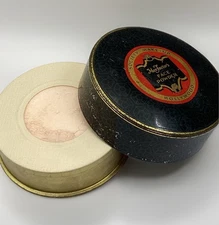 MAX FACTOR VTG 30's SEALED w/Original Society Make-up Hollywood Face Powder Tin