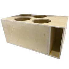 4X12" BIRCH 3/4 SPL EDITION Vented Subwoofer Box Ported Enclosure