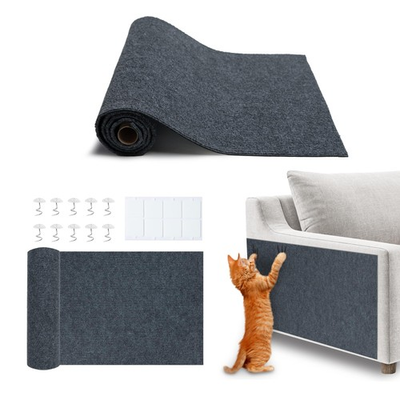 #ad #ad Self Adhesive Cat Scratcher Mat Trimmable Furniture Protector for Couch Sofa Gua $53.09