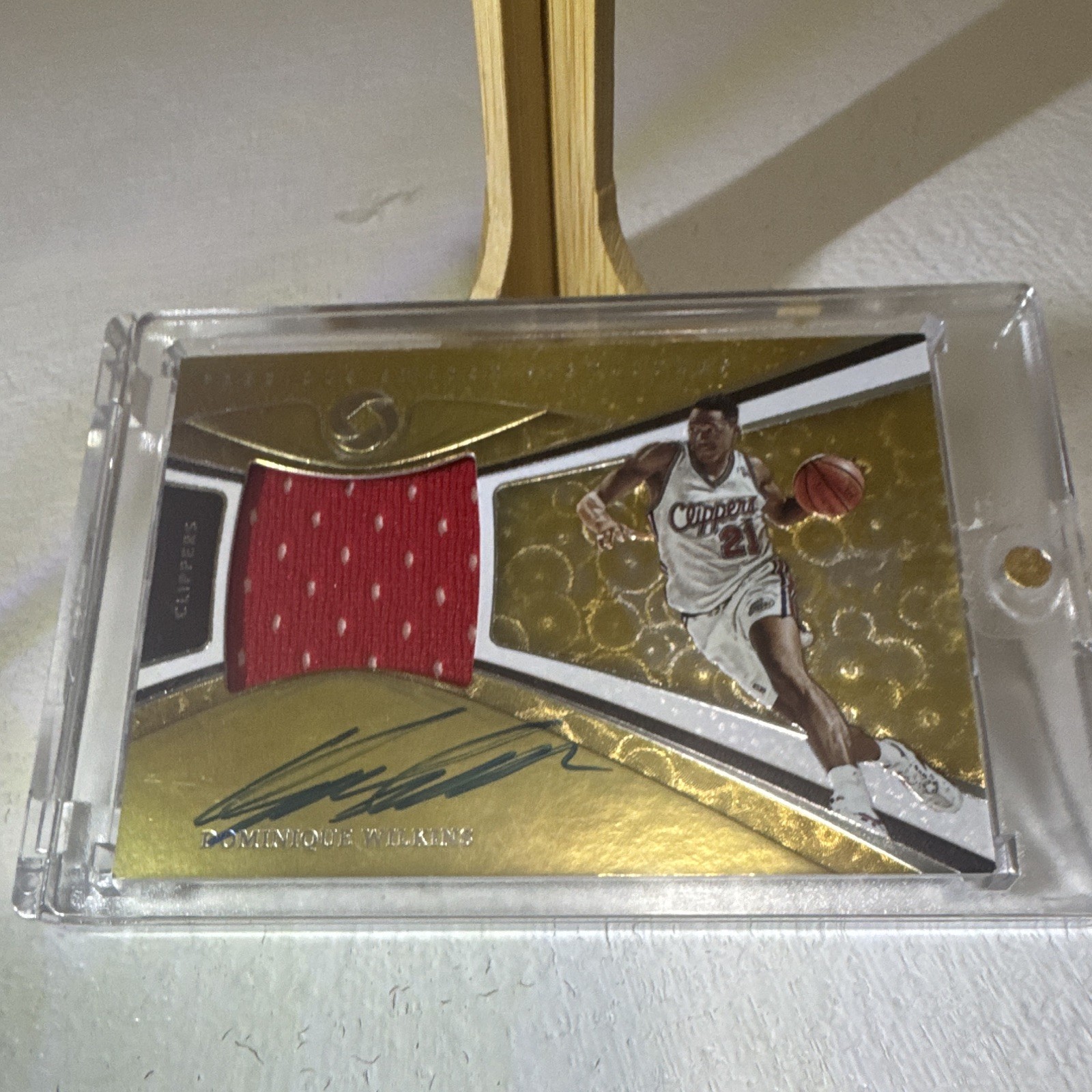 Panini 2019-20 Opulence Dominique Wilkins Clippers Auto Patch /49 PSS-DW view 3