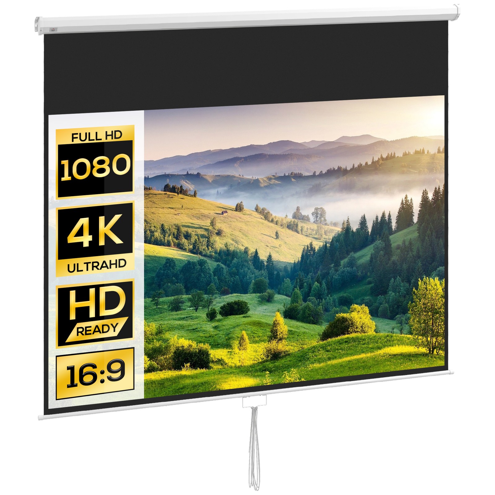 HOMCOM Schermo Proiettore 120 pollici - Home Cinema Experience