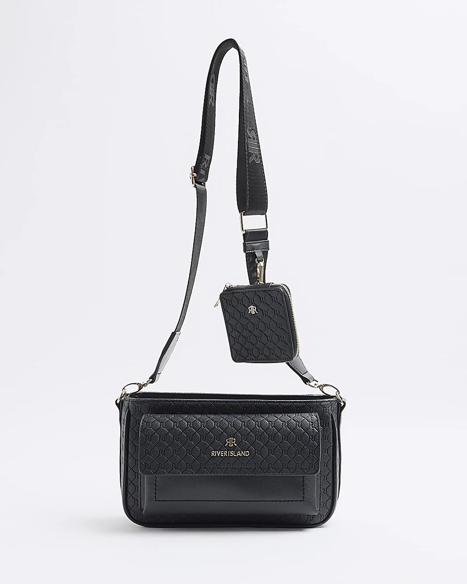Sendefn Leather Crossbody Bag For Women,Ladies Wide Strap Shoulder Bag Small Purses And Handbags