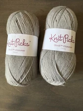 2 Skeins Knit Picks Stroll Glimmer in Chrome