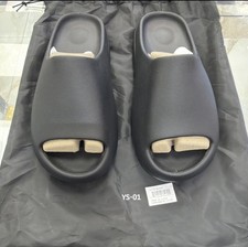 Yeezy Slides YS-01 Men's Size 12 Black Onyx Brand New