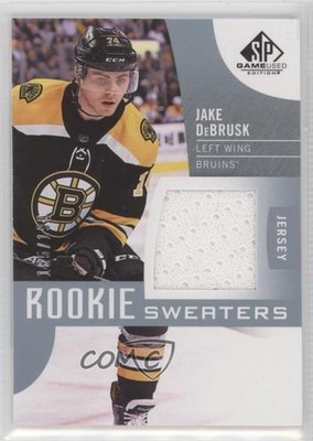 2017-18 SP Game Used Edition Rookie Sweaters 155/199 Jake DeBrusk #RS-JD RC 0nr3