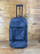 OGIO Blue Gray Plaid Travel Bag Luggage 28 Wh...