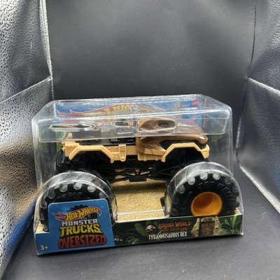 Hot Wheels Monster Trucks Oversized: (2021) Jurassic World Camp