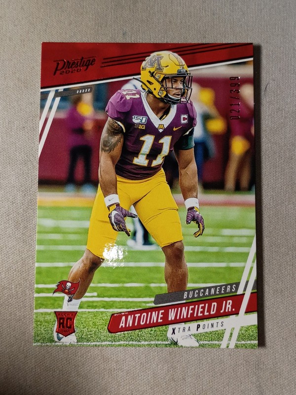 2020 Panini Prestige Xtra Points Red Rookies Antoine Winfield Jr. #208 /399