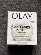Olay Regenerist Collagen Peptide Moisturizing Cream ~ Fragrance Free ~ 1.7 fl oz