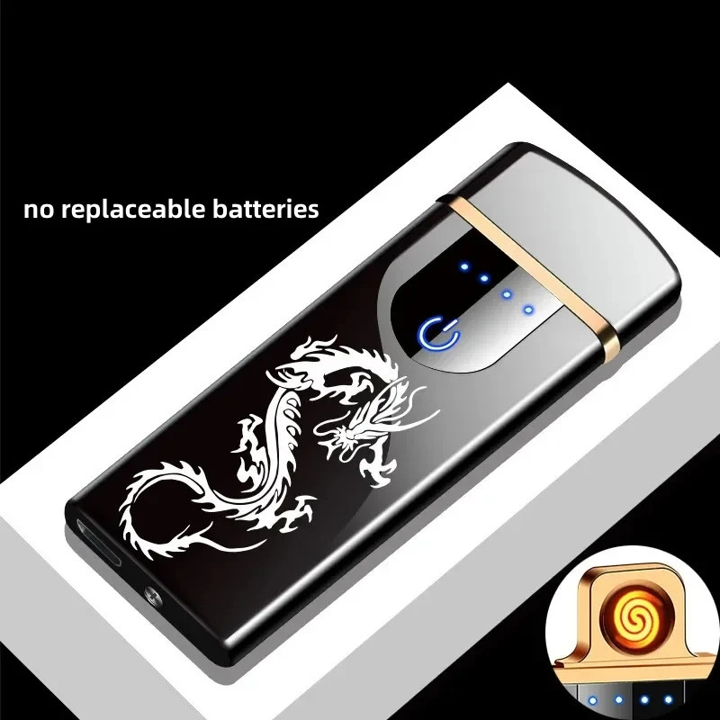 Gas Chargeable Windproof Dual Plasma Gadget