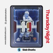 2025 UPPER DECK SP GAME USED #NM-12 MATTHEW TKACHUK NHL MASTERS PATCH /19
