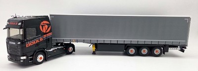 ELIGOR - SCANIA 500 S 4x2 with 3 Axle Tarpaulin Trailer - DOULS Transport -...