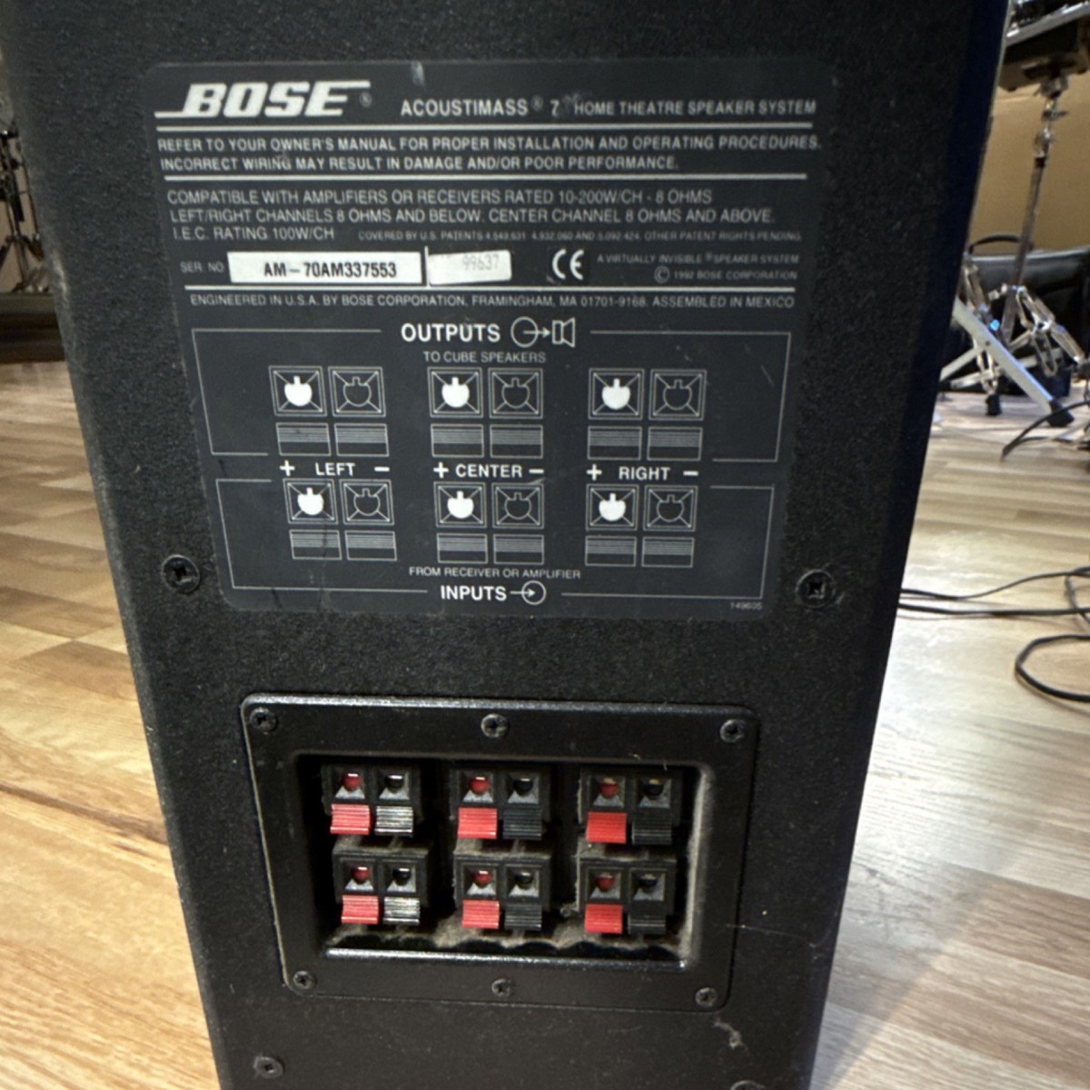 Bose Acoustimass 7 3.1 Channel Wired Home Theater Speaker System
