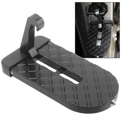 Car Black Folding Door Latch Hook Foot Step Pedal Ladder Doorstep For SUV Jeep