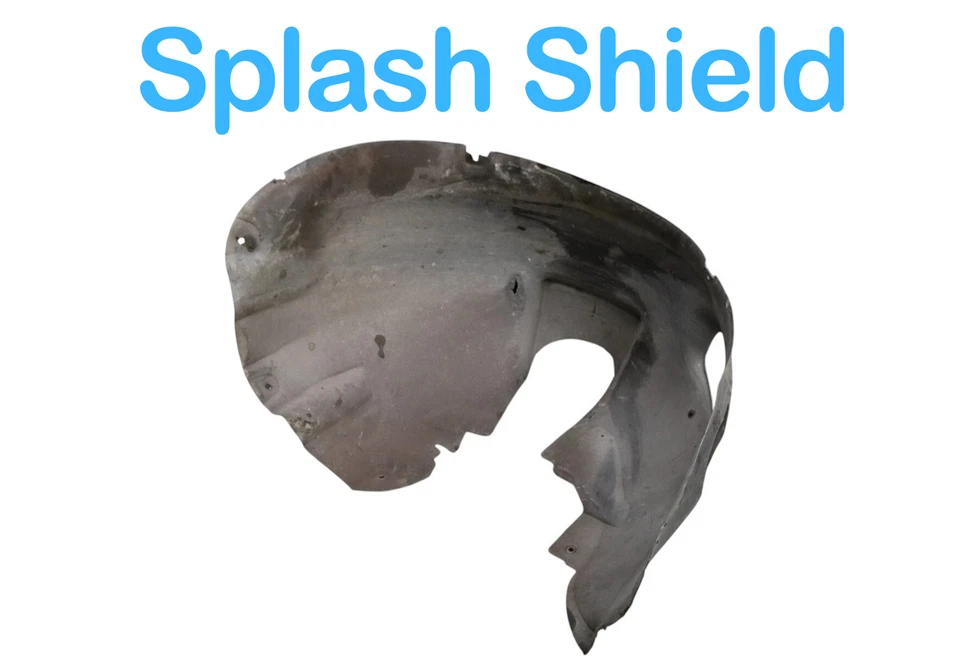 97-06 Jaguar XK8 XKR X100 guardabarros delantero derecho forro protector contra salpicaduras negro OEM Foto 3 de 4