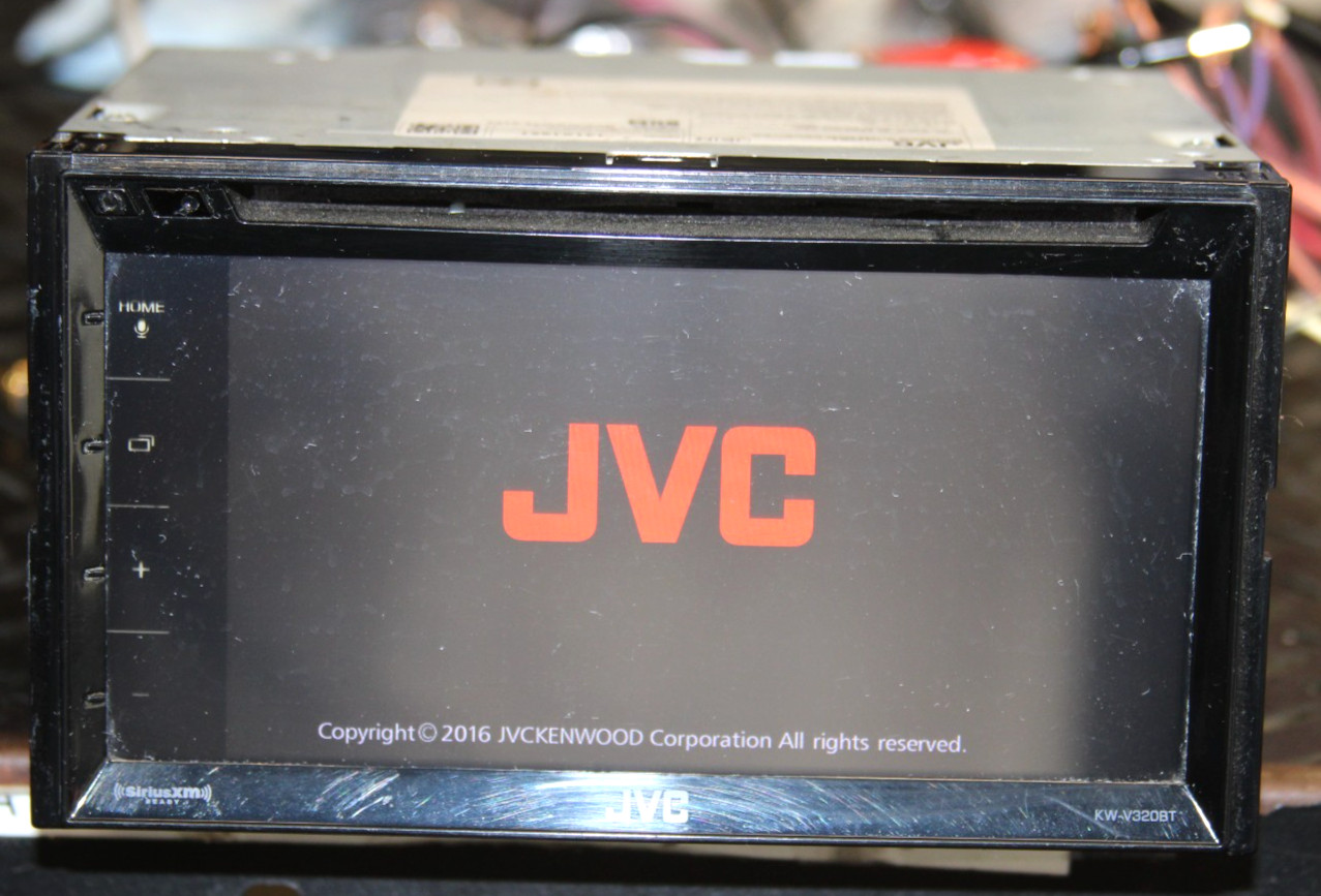 JVC KW-V320BT Double-DIN DVD/CD Car Receiver - No Wiring Har