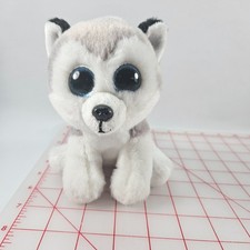 Ty Beanie Boos Buff the Husky Dog 2016 6" Plush VelveTy No Tag