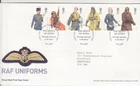 GB Stamps First Day Cover Military Uniforms RAF, Pilot, gunner, wings SHS  2008