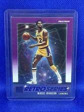2021-22 Donruss Retro Series Press Proof Purple #6 Magic Johnson