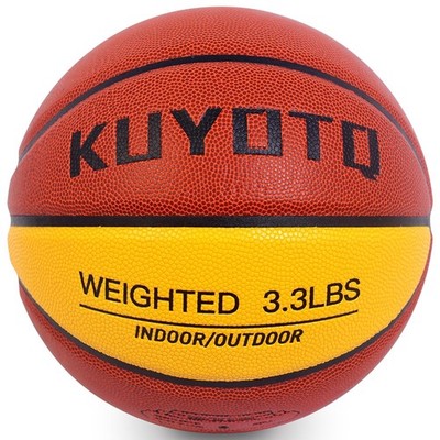 3.3lbs Weighted Basketball Composite Size 7 Indoor Outdoor Heavy Trainer Bask...
