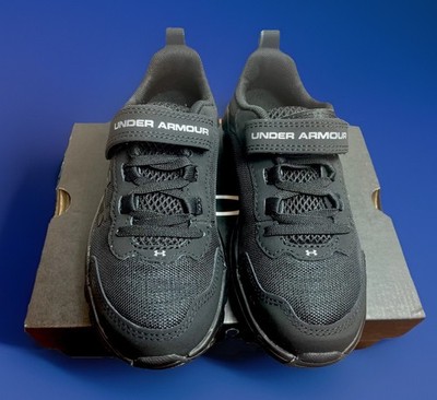 Under Armour UA BPS Assert 9AC Boy's Sneakers Black New With Box 3024635-002