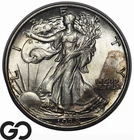 1938 Walking Liberty Half Dollar, Gem BU++, Album Toner, Better Date