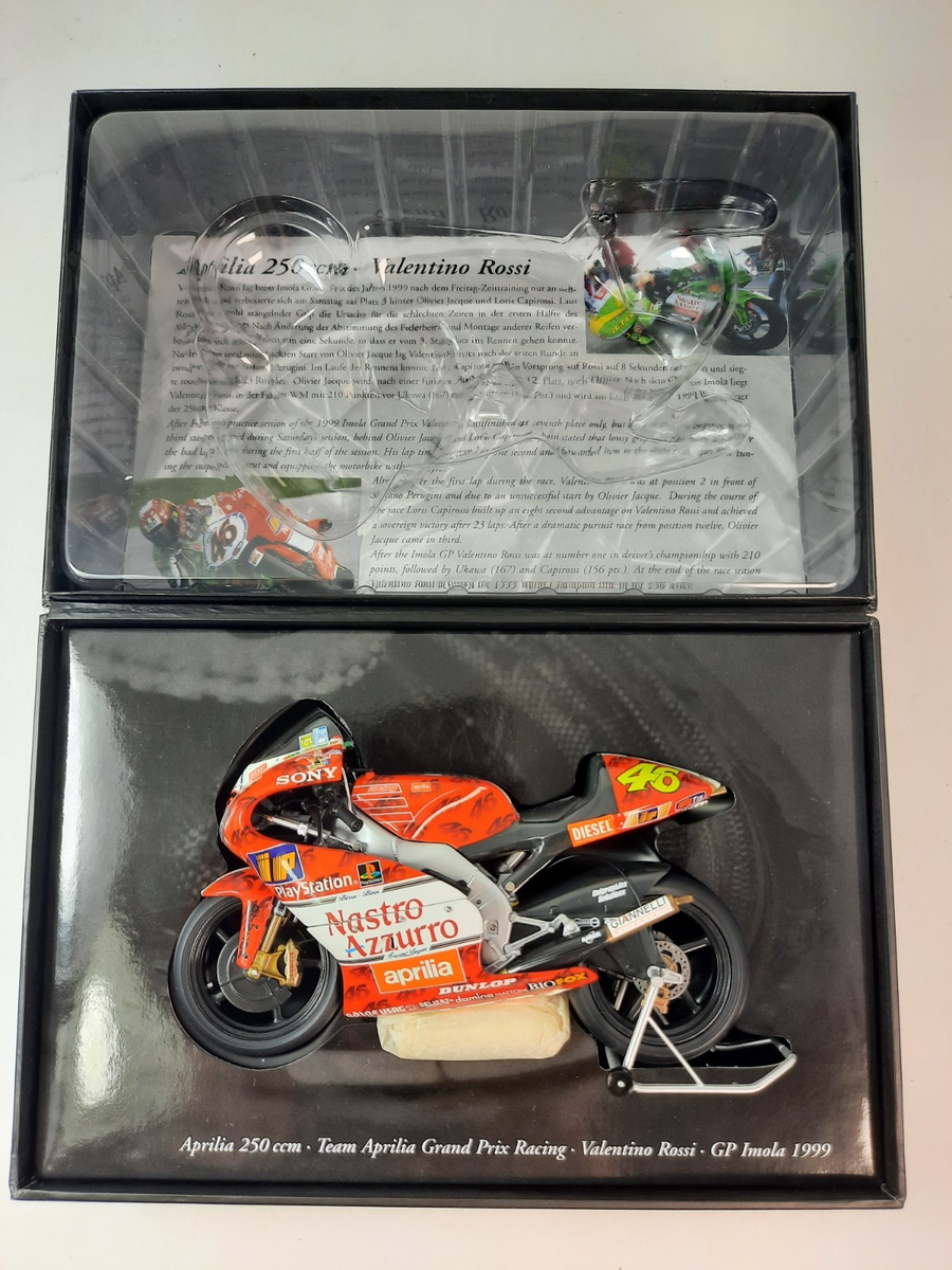 Minichamps Aprilia 250 #46 Valentino Rossi GP Imola 1999 1/12 | eBay