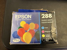 New Epson 288 Standard-Capacity Ink Cyan Magenta Yellow Black 12/2024