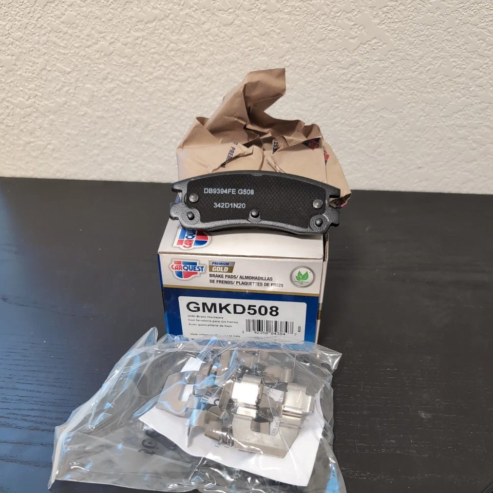 Pastillas de freno traseras semimetálicas premium Chevy/Cadillac/Buick/ETC CARQUEST GMKD508 Foto 3 de 3
