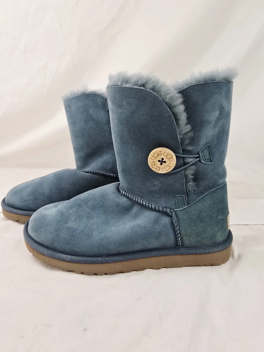 UGG Bailey Button Blue Boots for Women for sale | eBay
