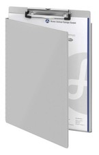 Westcott E-17005 00 Aluminium clipboard, A4, with protective flap and suspension