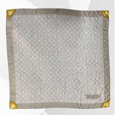 Sciarpa Louis Vuitton in seta con monogramma usata in ottime condizioni da do...