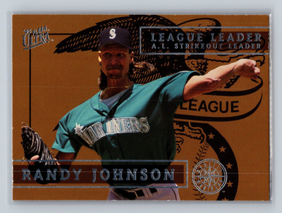 1995 Fleer Ultra - League Leader Randy Johnson #4