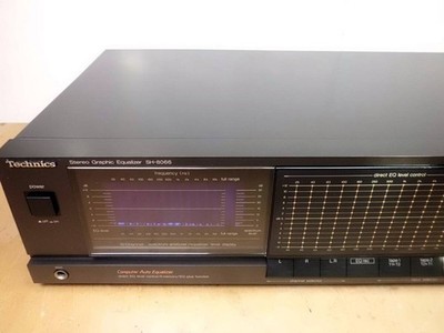 Technics Sh-8066 12-band Stereo Graphic Equalizer Spectrum