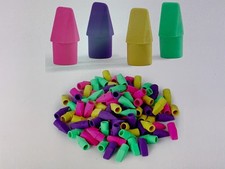 Erasers for Pencils, 120 Pack, Pencil Top Erasers, Eraser Caps, Cap Tops