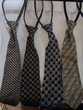 Bundle Of 100 Silk John Henry Ties For Boys Zipper