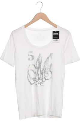 monari T-Shirt Damen Shirt Kurzärmliges Oberteil Gr. XL Weiß #jiy1u1h
