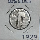 1929 Has Spots Standing Liberty Quarter Dol. Silver 25 Cent, COIN SHOWN IN PHOTO