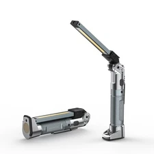 Magnetic Work Light - 4000mAh Rechargeable Work Light with Hook Design, 1200 ...