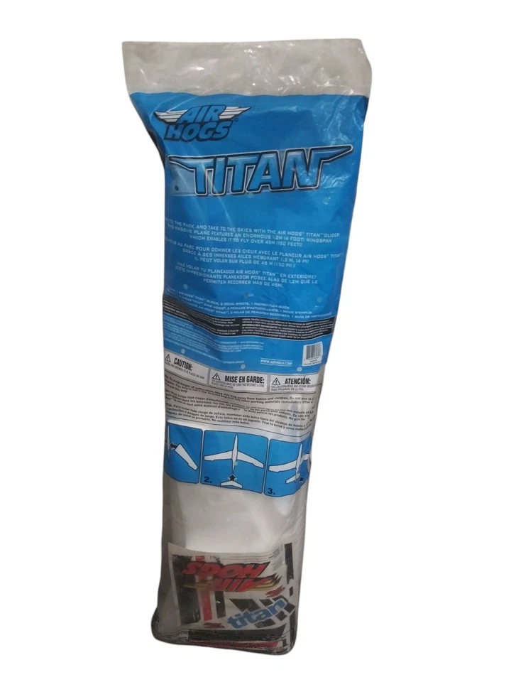 Air Hogs TITAN High Flying Stunt Glider Massive 4ft Flies Over 150 Feet USA New - Image 2 of 2