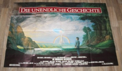 DIE UNENDLICHE GESCHICHTE Org. Plakat A 0 -1984- Barret Oliver, Noah Hathaway-C