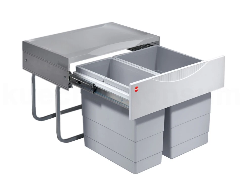 Hailo Abfallsammler Raumspar-Tandem-S Mülleimer Abfalleimer 3644-70 Mistkübel