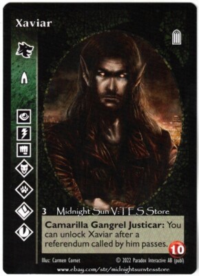 Xaviar Advanced Gangrel 25th Anniversary 2022 V:TES VTES Vampire CCG