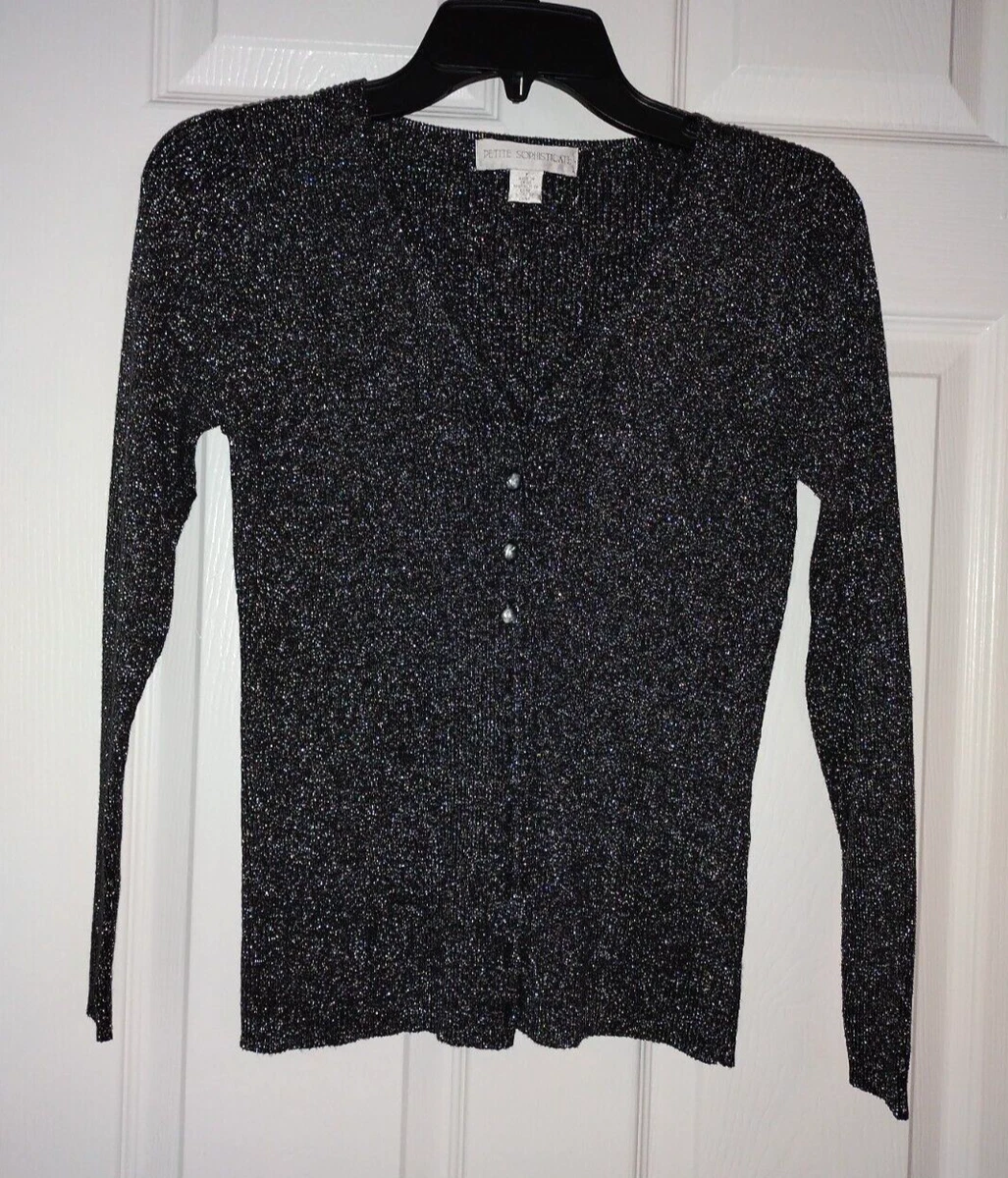 Ladies silver sparkly cardigan cheap