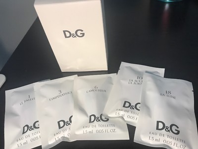 Dolce & Gabbana Collection Vial Set .05oz #1, #3, #6, #10 & #18