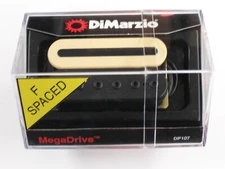 DiMarzio F-spaced MegaDrive Bridge Humbucker Black/Creme DP 107