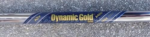2-PW NEW LIMITED DYNAMIC GOLD MID S400 TOUR ISSUE .355" TAPER TIP IRON SHAFTS - Afbeelding 2 van 3