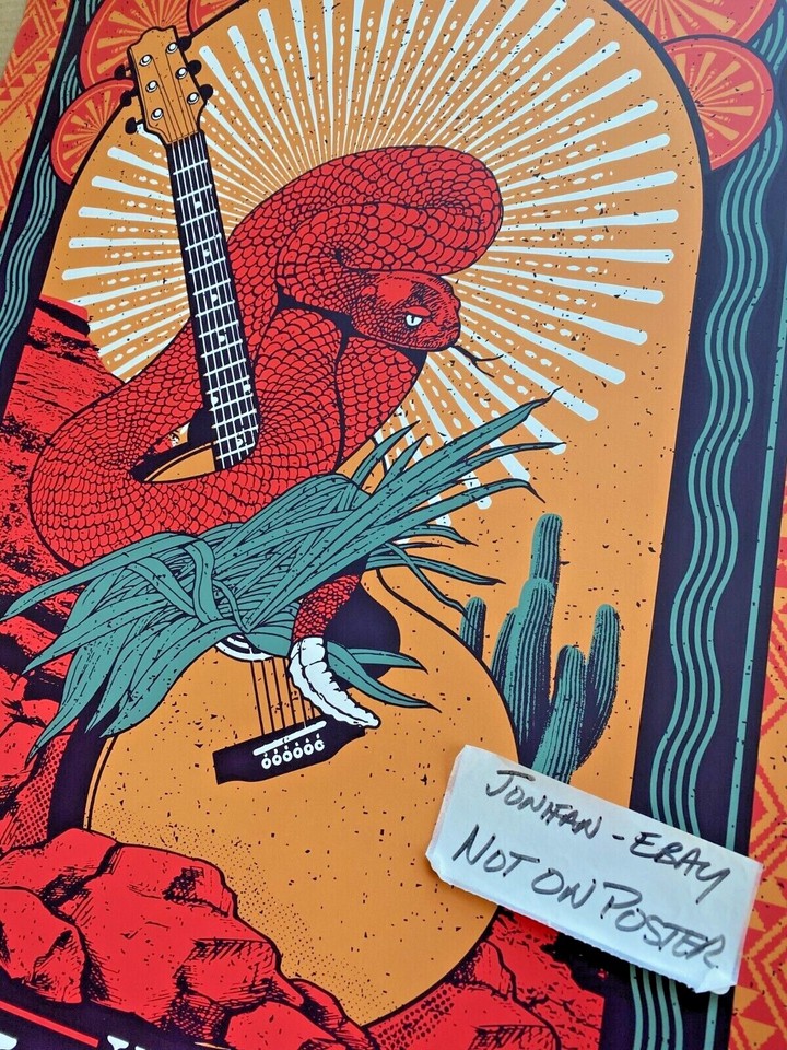 The Avett Brothers Grand Prairie TX 2022 Screen Print AP Poster S/N