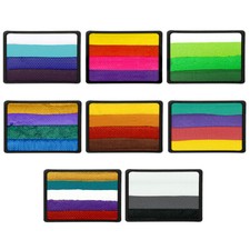 Rainbow Face Paint Palette Split Cake Face Painting for Kids Halloween 1.06OZ